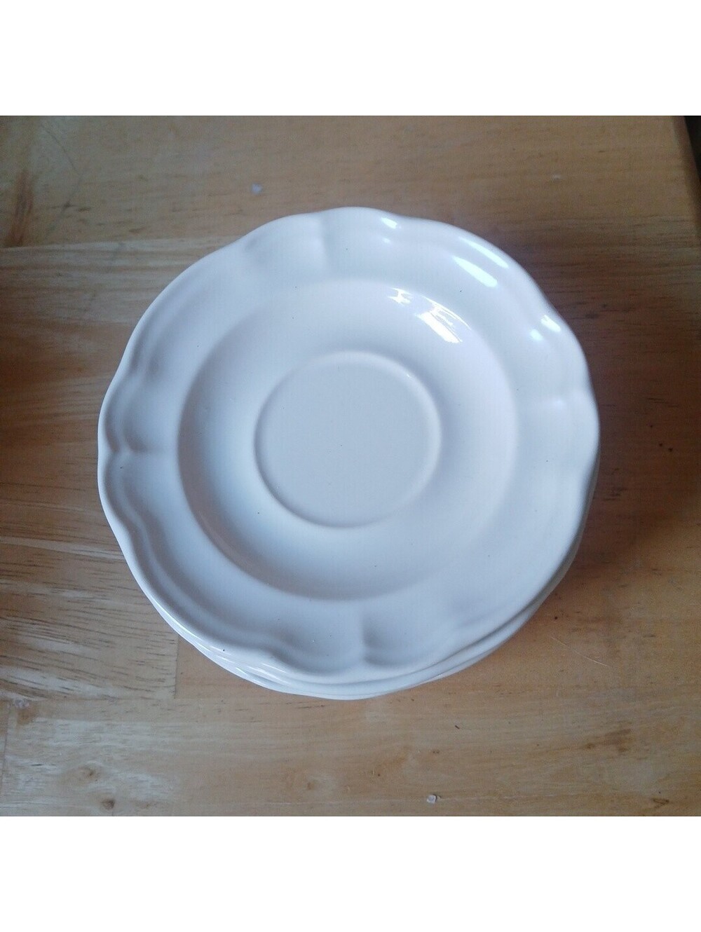 Vintage Lot Of 5 Saucers By Pfaltzgraff Tea Rose Pattern 5.75"